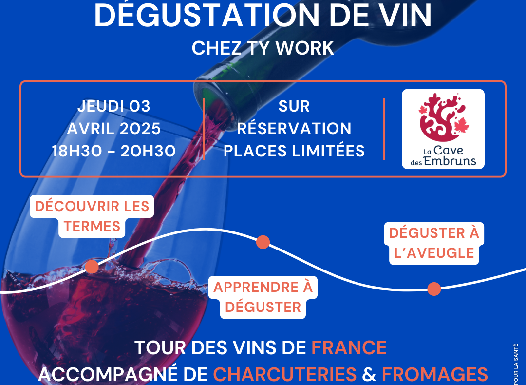 Dégustation de vin chez Ty Work